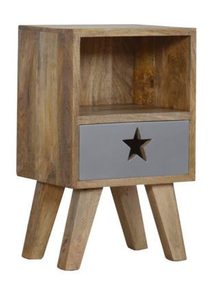 Small Star Painted Bedside