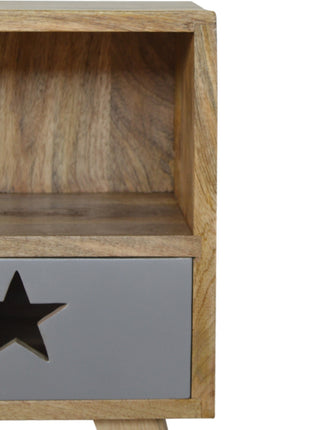 Small Star Painted Bedside