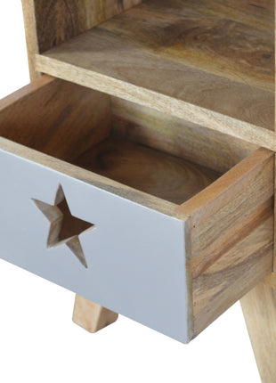 Small Star Painted Bedside