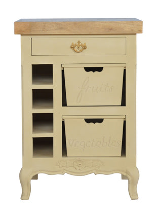 French Style Cream Cabinet