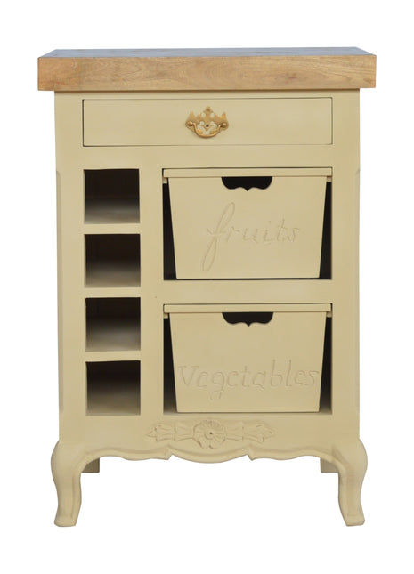 French Style Cream Cabinet