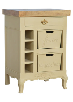 French Style Cream Cabinet