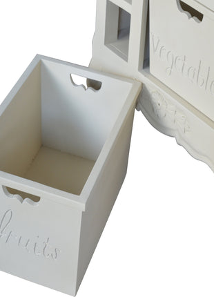 French Style Cream Cabinet