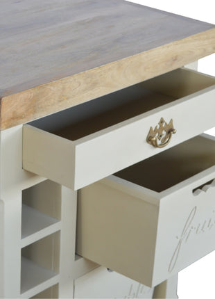 French Style Cream Cabinet