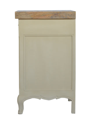 French Style Cream Cabinet