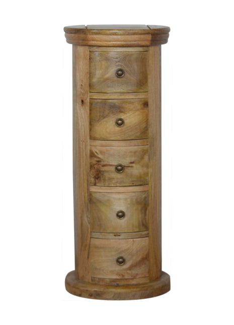 Granary 5 Drawer Slim Drum Chest