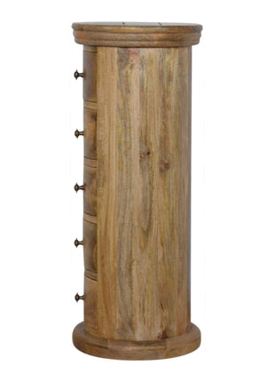Granary Schmale Trommelkommode mit 5 Schubladen