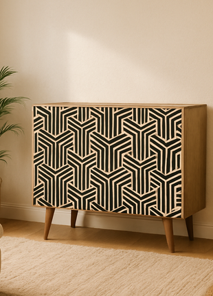 Edessa Bone Inlay Cabinet