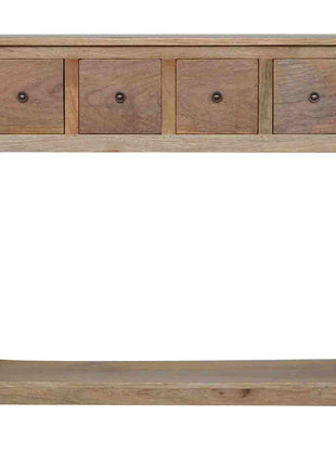 4 Drawer Country Console
