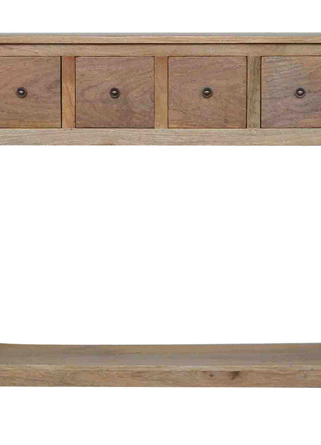 4 Drawer Country Console