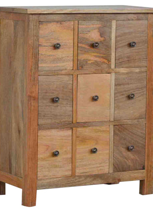 Minischrank mit 9 Schubladen