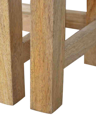 Hocker im Landhausstil, 2er-Set