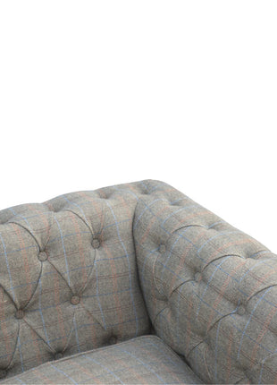 Multi Tweed 3 Seat Chesterfield