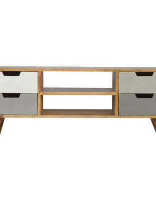 Grey Painted Open TV Unit