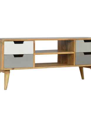 Grey Painted Open TV Unit