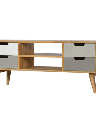 Grey Painted Open TV Unit