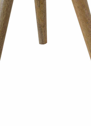 Tripod Stool with Tweed Seat Pad