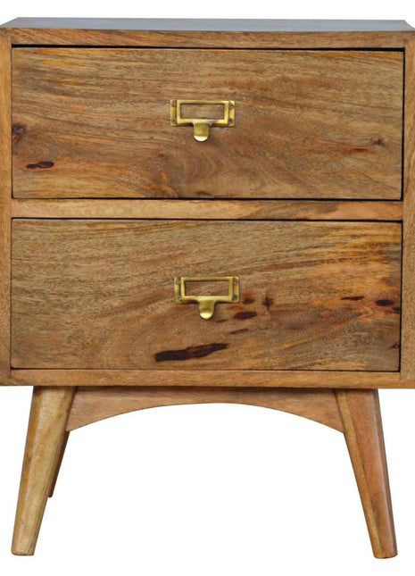 Brass Metal Slot Bedside