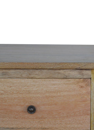 Oak-ish Solid Wood 8 Drawer Chest