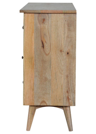 Oak-ish Solid Wood 8 Drawer Chest