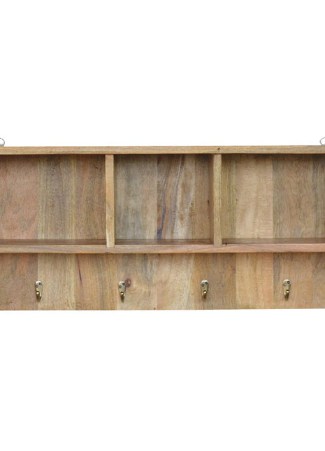 Schwebende Garderobe mit 3 Ablagen