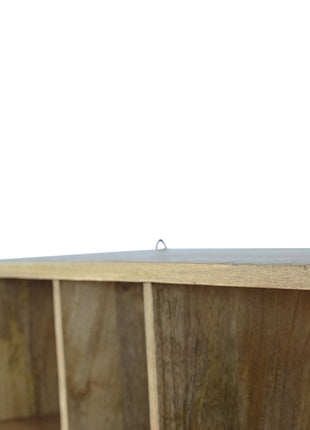 Floating Coat Rack with 3 Shelves