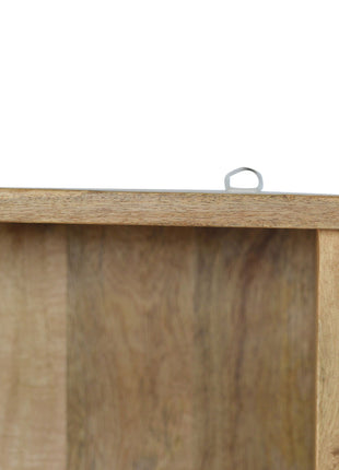 Floating Coat Rack with 3 Shelves