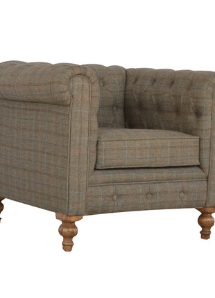 Sillón Chesterfield Multi Tweed