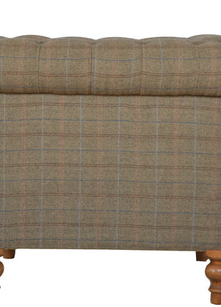 Multi Tweed 2 Seat Chesterfield