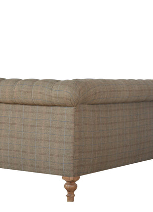 Multi Tweed 2 Seat Chesterfield