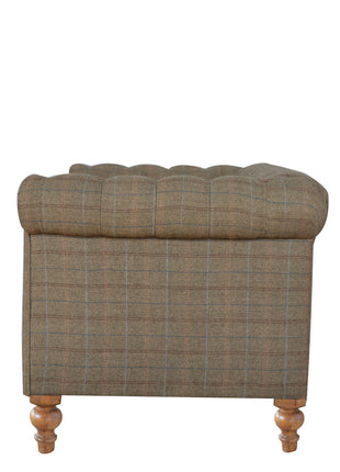 Multi Tweed 2 Seat Chesterfield