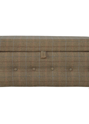 Multi Tweed Button Fooststool