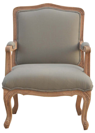 French Style Upholstered Armchair
