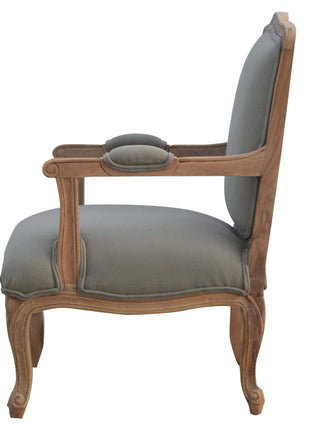 French Style Upholstered Armchair