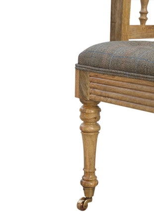 Multi Tweed Deep Button Bench