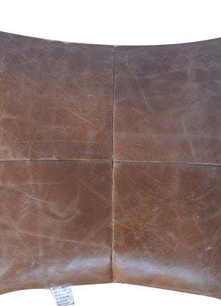 Buffalo Hide Leather Cushion