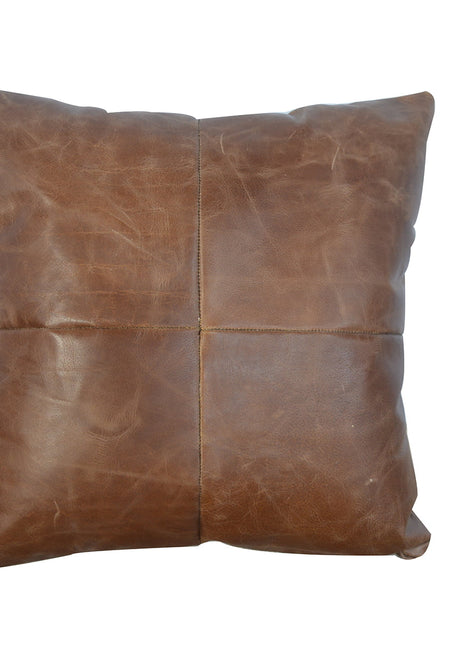 Buffalo Hide Leather Cushion