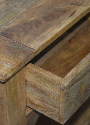 Solid Mango 2 Drawer Console