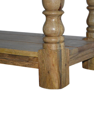 Solid Mango 2 Drawer Console