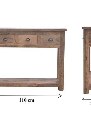 3 Drawer Hallway Console