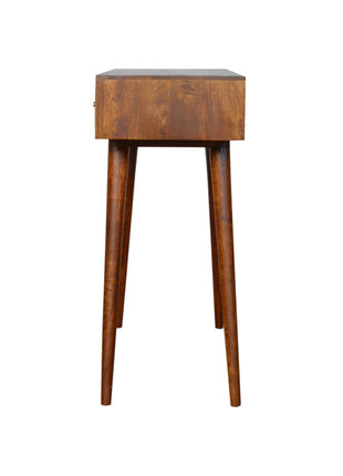 3 Drawer Assorted Chestnut Console