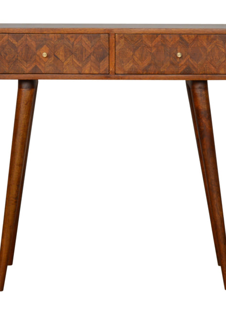 Assorted Chestnut Console Table