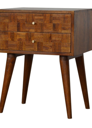 Varied Chestnut Bedside