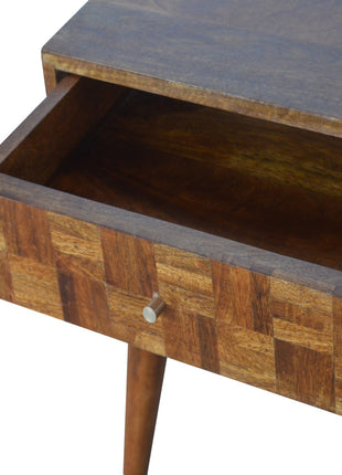 Varied Chestnut Bedside