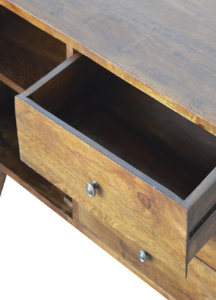 Carved Chestnut Sideboard