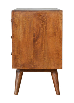 Carved Chestnut Sideboard