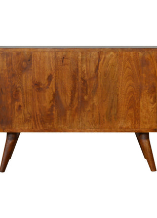 Carved Chestnut Sideboard