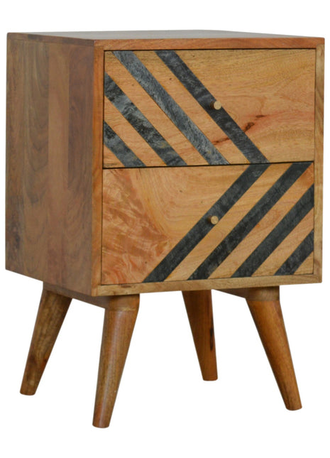 Slate Pattern Bedside