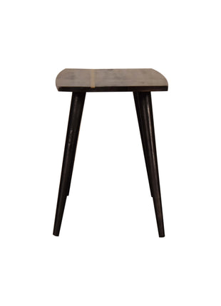 Ash Black Brass Inlay Coffee Table