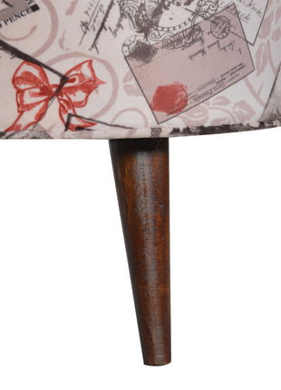 Postcard Footstool
